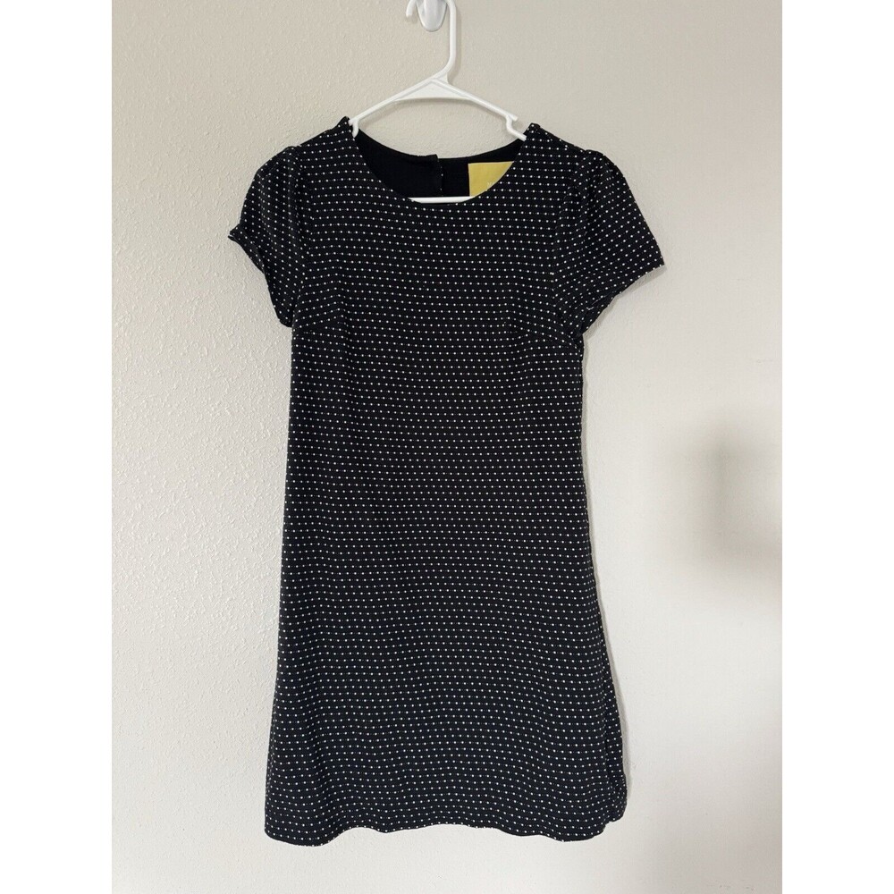 Anthropologie Maeve Classic Academia School Polkadot Classic Mini Shift Dress XS